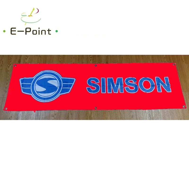 130G 150D Material Simson Banner 1.5ft*5ft (45*150cm) Size for Home Flag Indoor Outdoor Decor yhx223