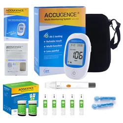 Fast Test Blood Ketone Meter Kit for Keto Diet with Ketone Monitor and Replacement Strips with Lancets Ketosis&Ketogenic Diet
