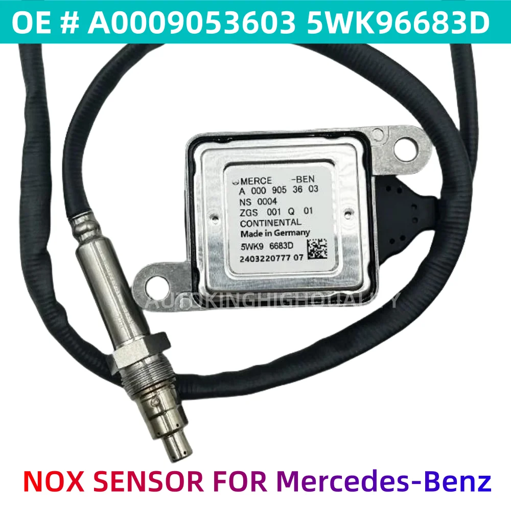 A0009053603 5WK96683D رقائق عالية الجودة N-GK مسبار مستشعر أكسيد النيتروجين القاري لمرسيدس بنز C الفئة W205 W166 GLA200