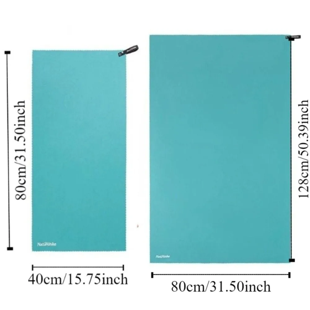منشفة رياضية فائقة الامتصاص سريعة الجفاف خفيفة الوزن محمولة من الألياف الدقيقة قابلة للغسل في الغسالة مع حقيبة تخزين منشفة سفر