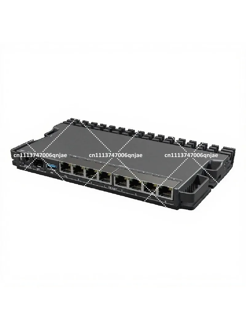 Enterprise 10-Port 48V PoE Router, 100,000-Port Capacity, High-Performance Network Switch