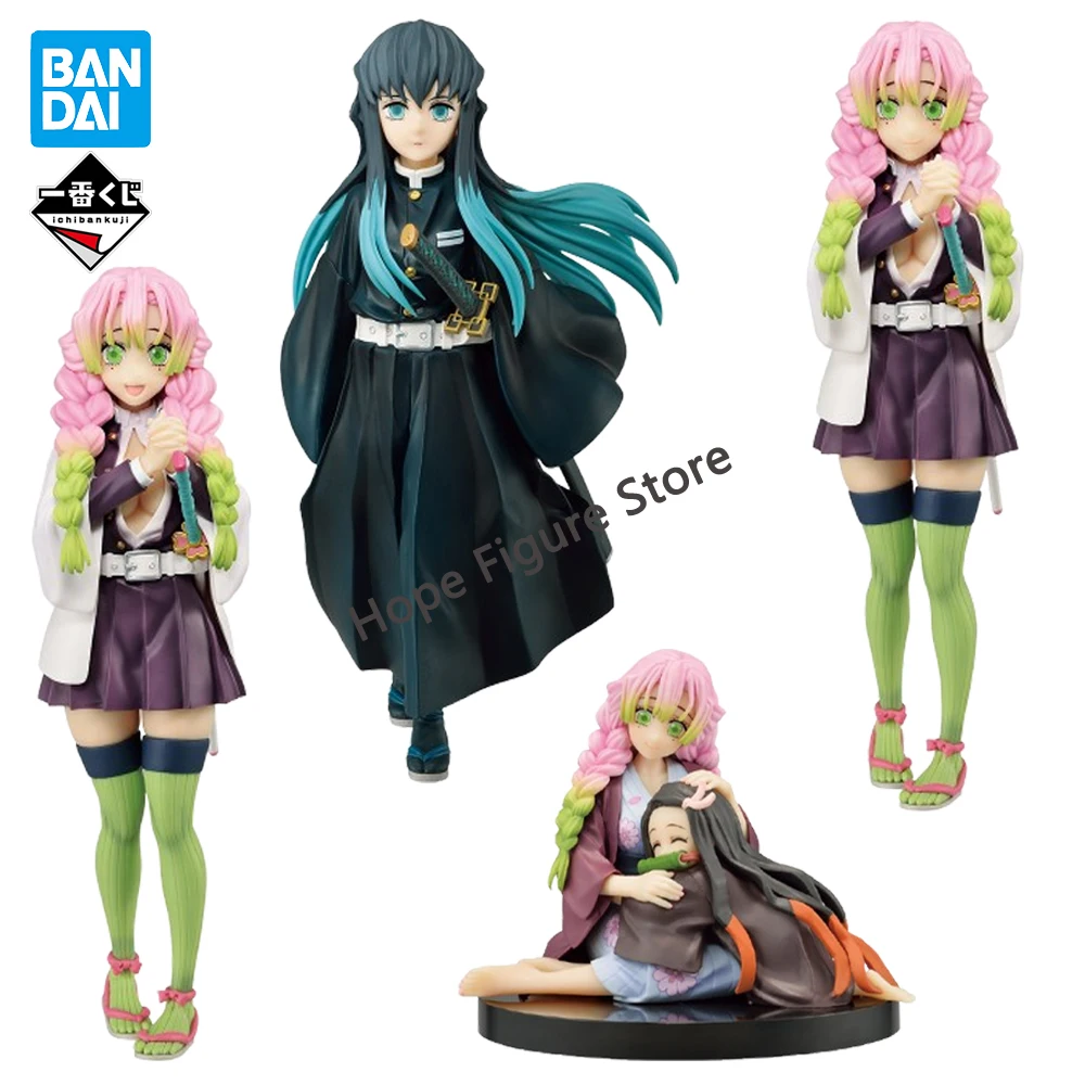 

В наличии оригинальная фигурка BANDAI Ichiban Kuji Demon Slayer Cylinder Muichiro Kamado Nezuko Kanroji Mitsuri, натуральная игрушка в штучной упаковке