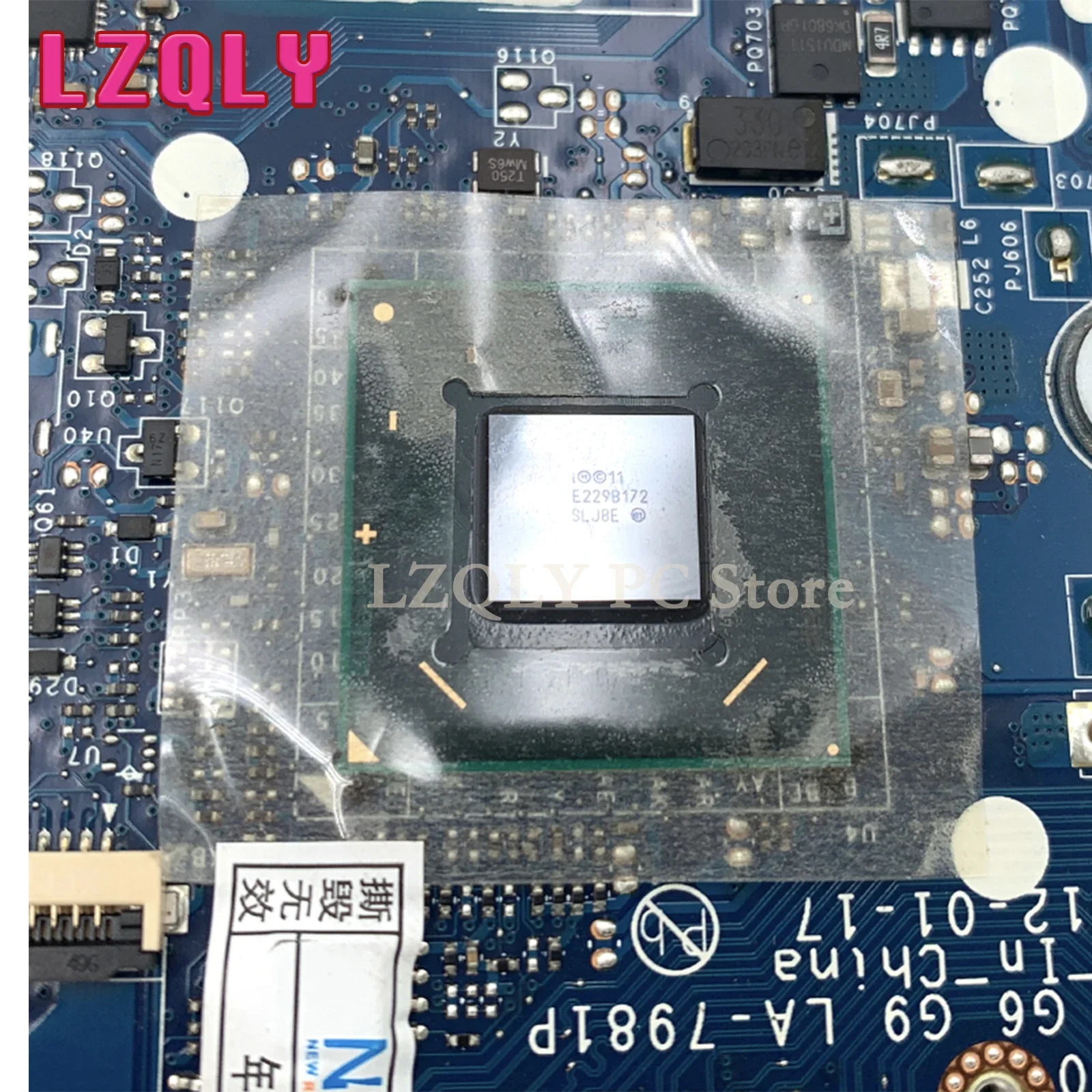 LZQLY-Placa-mãe portátil para Lenovo, placa de vídeo, placa principal de 1GB, teste completo, G480, 11S900001, QIWG5 _ G6 _ G9, LA-7981P, HM77, DDR3, GT610M