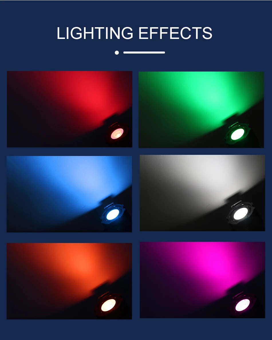 60w MINI Aluminium LED Par COB RGBW Lichter DMX512 Bühne Lichter DJ Bühne Leistung Hause Täglichen Disco Party bar Club – Detail 7