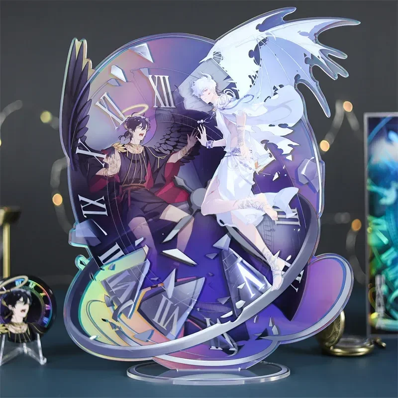 Link Click Acrylic Anime Figures Plate Shiguang Daili Ren Cheng Xiaoshi Lu Guang Qiao Lin Cartoon Decor Toy Adult Kids Gifts