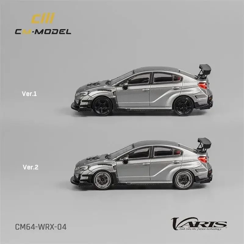 MODELLO CM 1:64 Varis Widebody 2.0 WRX Modello pressofuso in argento