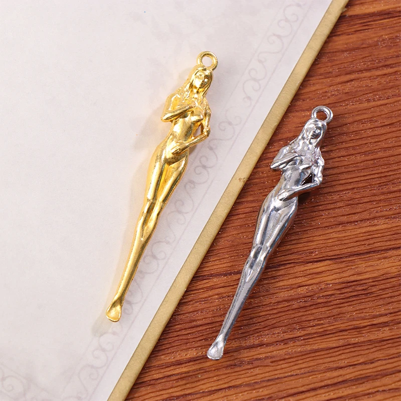 Gold/Silver Beauty Woman Ear Spoons Brass Portable Ear Cleaning Tool Ear Wax Removal Curette Tool Comes With Keyring