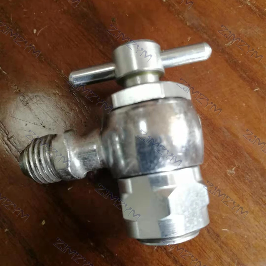 RX-1/8NPT RX-7/16-20UNF strumento di ricarica dell'azoto idraulico accumulatore idraulico valvola di ricarica Kit di montaggio di misurazione 40mpa 15/20mm