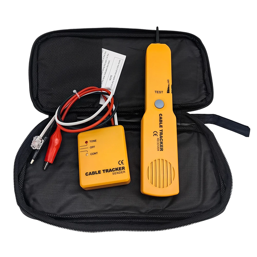 

RJ11 Автомобильный тестер поиска коротких цепей Автомобильная сеть Телефонная линия Кабельный трекер Датчики Приемник Детектор Tracer Инструмент для ремонта