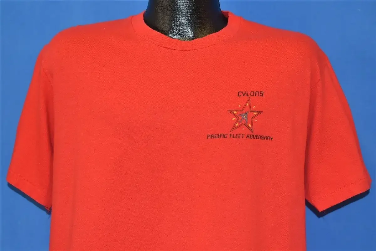 80s Cylons Pacific Fleet Adversary T Shirt Large