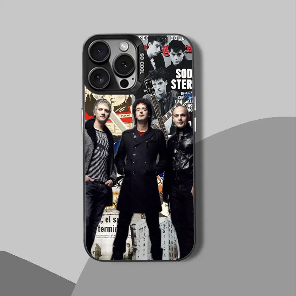 حافظة هاتف G-Gustavo Soda CeratiS لهاتف iPhone 12,16,11,14,13,17,15,E,Max,Plus,Air,Pro, Mini سوداء مقاومة للصدمات IMD صلبة