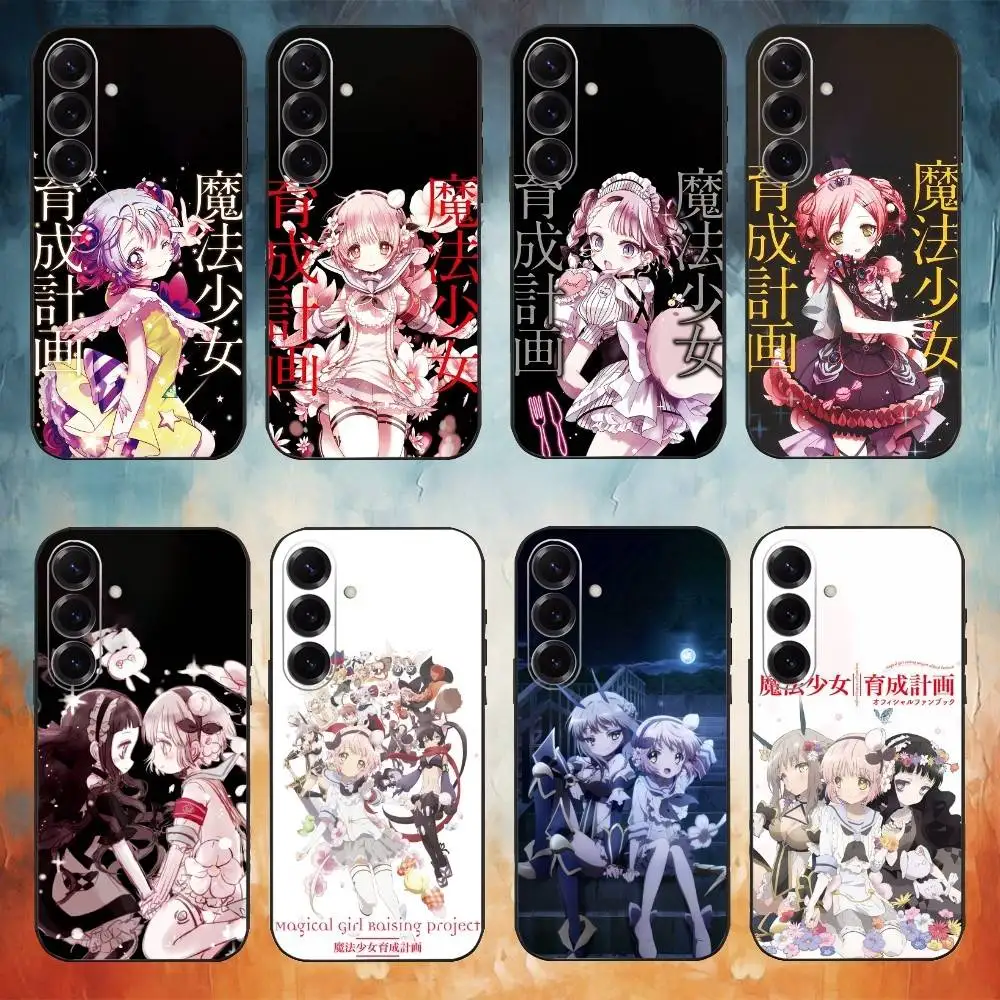 Coque de téléphone Anime M-Magical Girl Raising Project pour Samsung Galaxy A91, 80, 73, 72, 71, 53, 52, 32, 31, 22, 21s, 20, coque souple noire