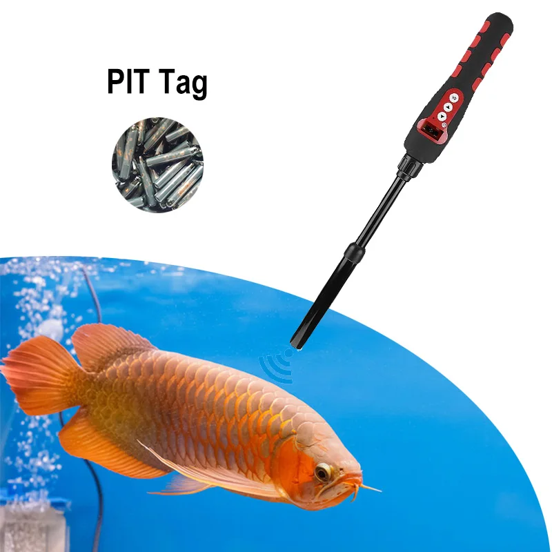 

IP67 FDX-B PIT Tag arowana fish ID scanner FDX-A RFID animal microchip stick reader for fisheries farmer Aquarium aquiculture