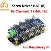 Waveshare Servo Driver HAT (B) for Raspberry Pi 16-Channel 12-bit I2C