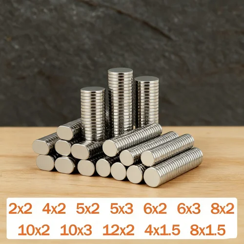 Imán súper fuerte N35 redondo magnético NdFeB potente imán de neodimio imanes de disco imanes de refrigerador ﻿   6X3 5X2 10X2 10X3MM
