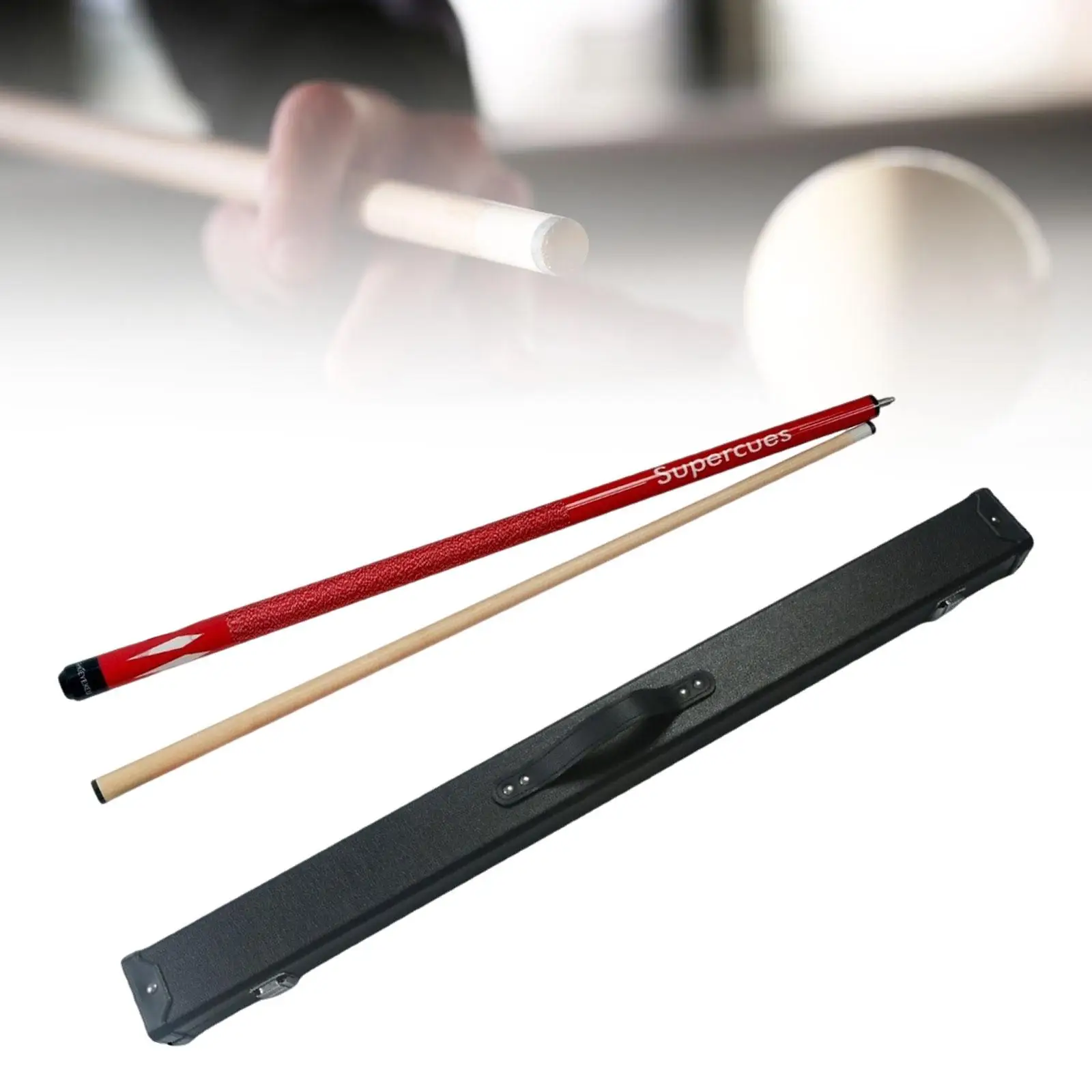 

Pool Cue Stick Adult Men Women Pool Cue Case 2 Section Split Billiard Pool Cue Stick for Bar Home Practice Cue House Pool Game