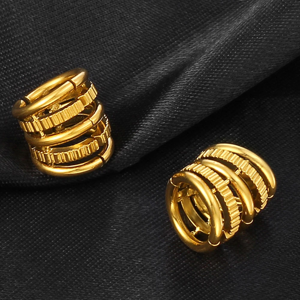 URROSE Twolobes Ear Gauge Plug 4