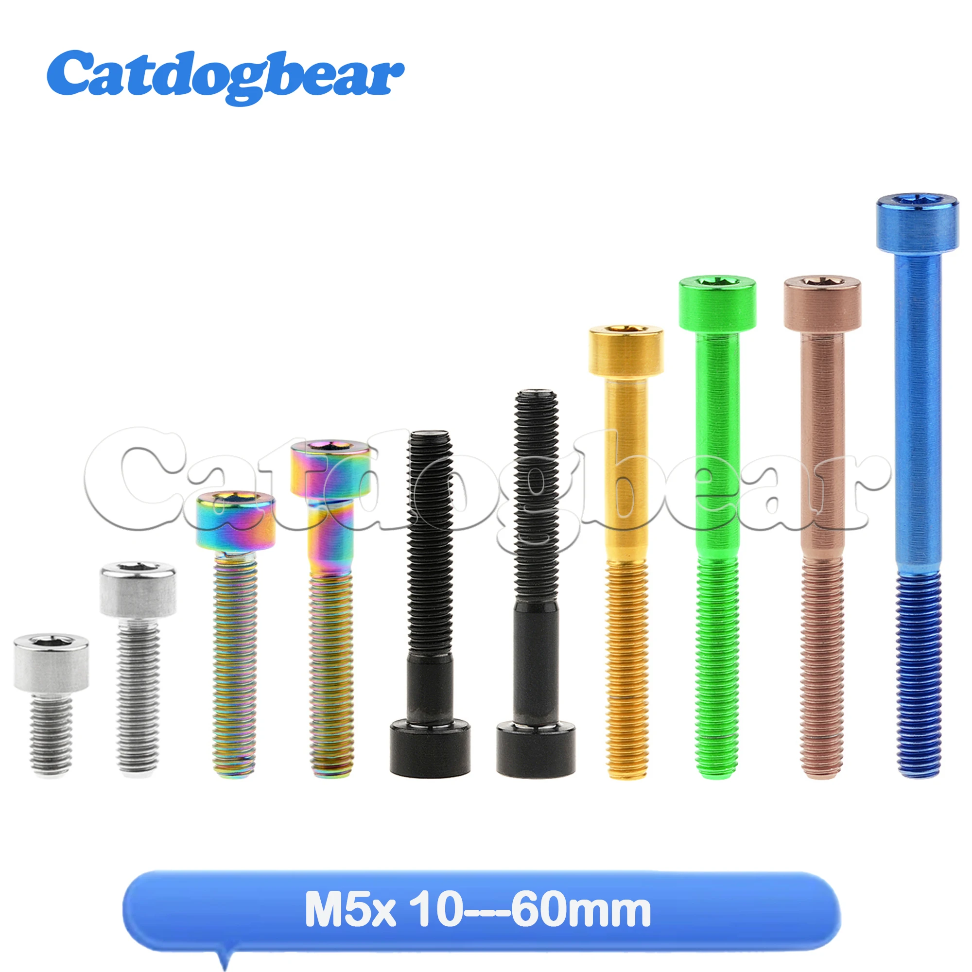 

Титановый болт Catdogbear M5x10 12 16 18 20 23 25 30 35 40 45 50 55 60 мм винт для велосипеда MTB дорожного велосипеда подседельный штырь гарнитура тормоз