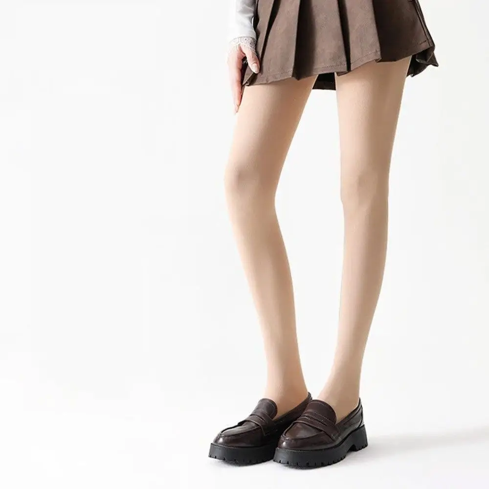 Elastic Winter Velvet Leggings High Waist Thin Women's Pantyhose Keep Warm Solid Color Slimming Yoga Pants Autumn Winter