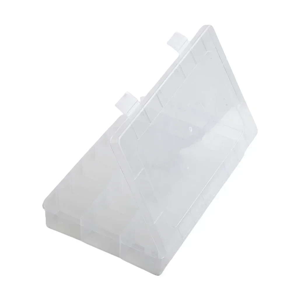 Plastic Box Storage Box 24 Grid Clear Compact Light PP Metal Parts Sewing Accessories Craft Parts Transparent Lid