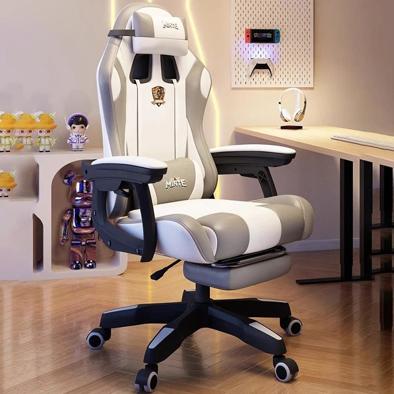 Pillow Designer Gaming Chairs Footrest Cushion Arm Modern Folding Gaming Chairs High Back Sillas De Oficina Office Furniture