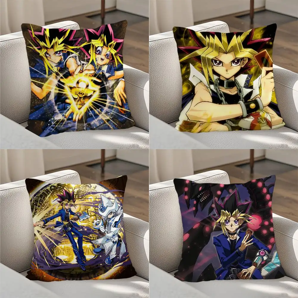 

Anime Y-Yu-Gi-Oh Pillow Case Luxury Double-sided For Car Pillows 45x45 Cushions Cover Home and Decoration Sofa Pillowcase 50x50