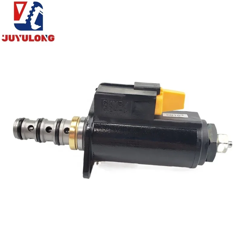 JUYULONG for Caterpillar CAT E312 320 325 330 336 345B C D hydraulic pump safety lock solenoid valve G24DB30 121-1491