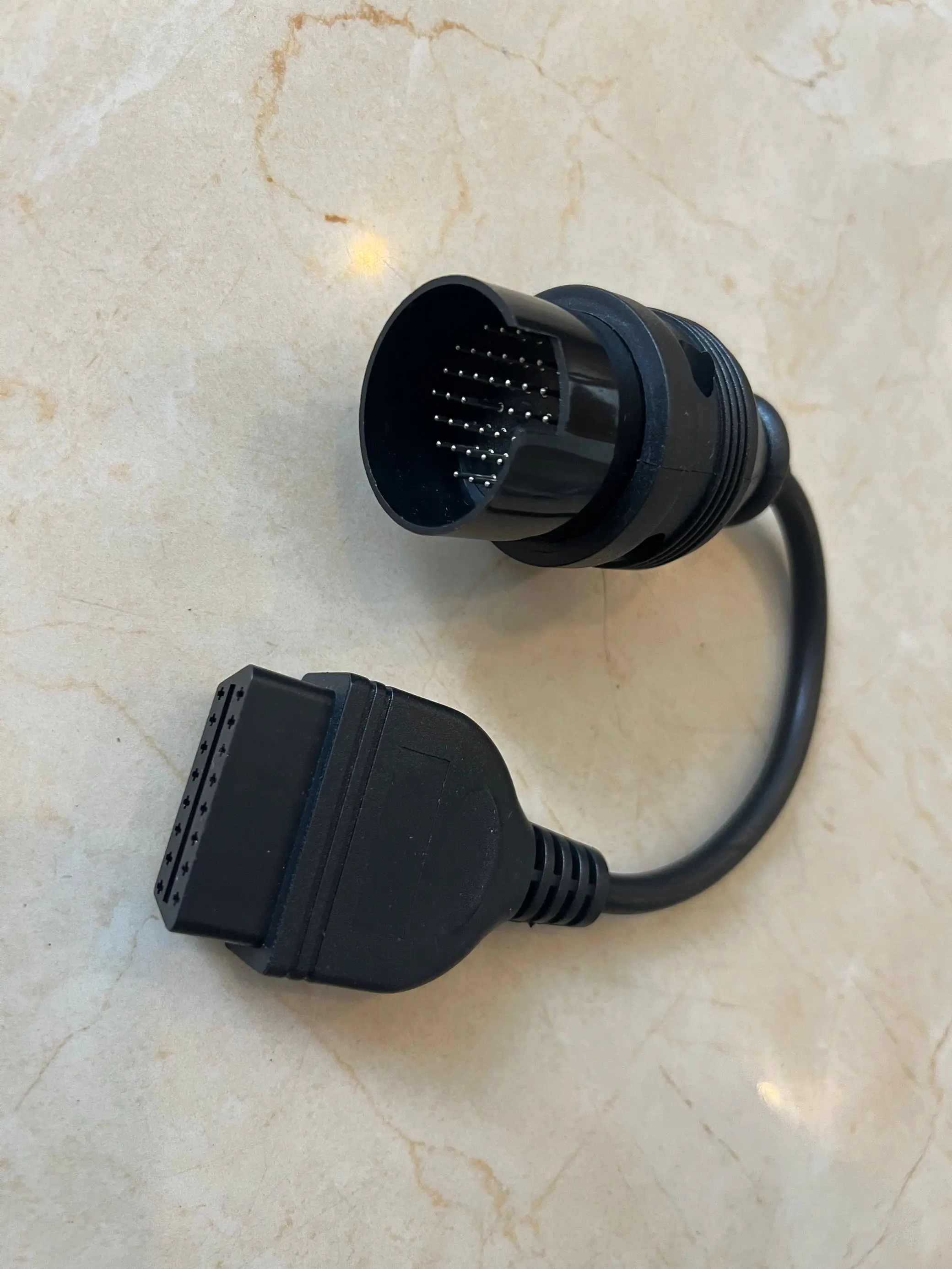 

Высококачественный OBD-кабель MB 38Pin к OBD2 OBDII 16-контактный диагностический адаптер для разъемов Mercedes Benz, диагностический инструмент для кабеля