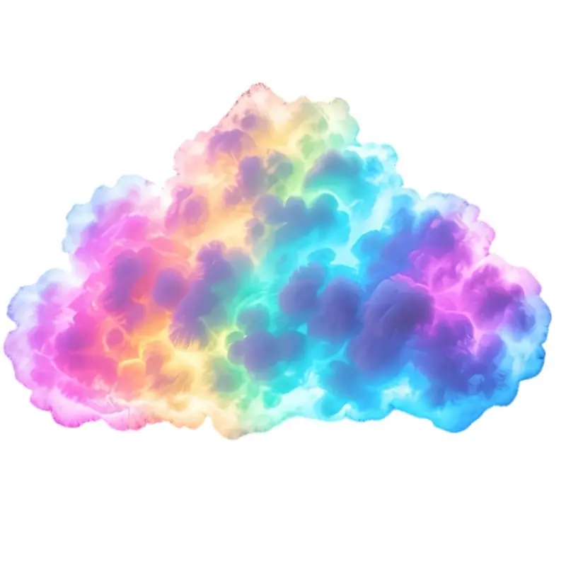 Y51A-Thunder Cloud Ambient LED Light 3D DIY Color Changing Ceiling Lamp For Gaming Room, Party, Bar, Club, Bedroom Decor