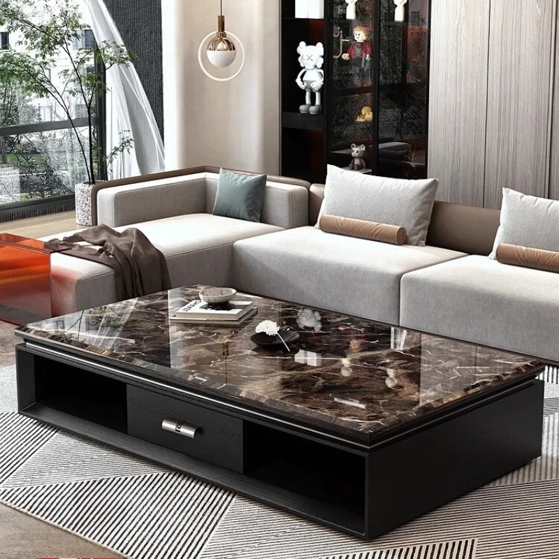 

-+Luxury Floor Coffee Table Minimalist Glam Clear Aesthetic Coffee Table Italian Organizer Meubles De Salon Home Furnitures