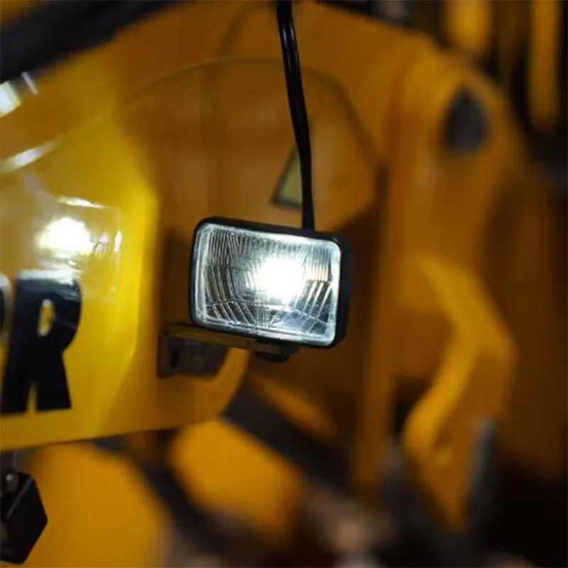 RC نموذج حفارة هيدروليكية الذراع الكبيرة الأضواء LED المصباح ل 1/12 1/14 RC شاحنة قلابة كابوليت CAT336 Huina 1850 JDM LESU