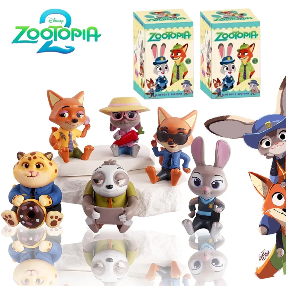 

Disney Zootopia Judy Nick Blind Box, Resin Desktop Ornament Kids Gift, Car Decoration, Hot Collectible Toy, Cartoon Periphery