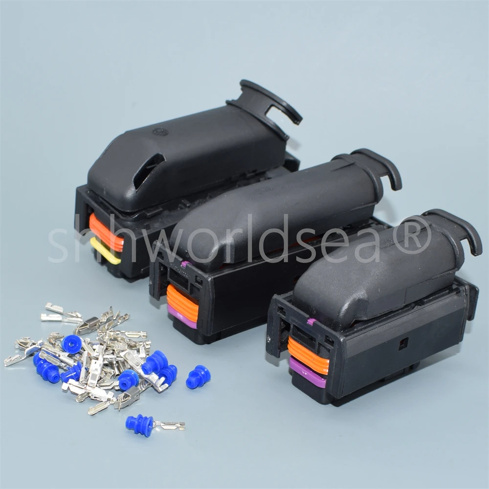 shhworldsea 1set 81 Pin 40pin VW ECU Automotive Connector 368376-1 Electrical Auto Wiring Plug 1J0906385C 1J0 906 385C