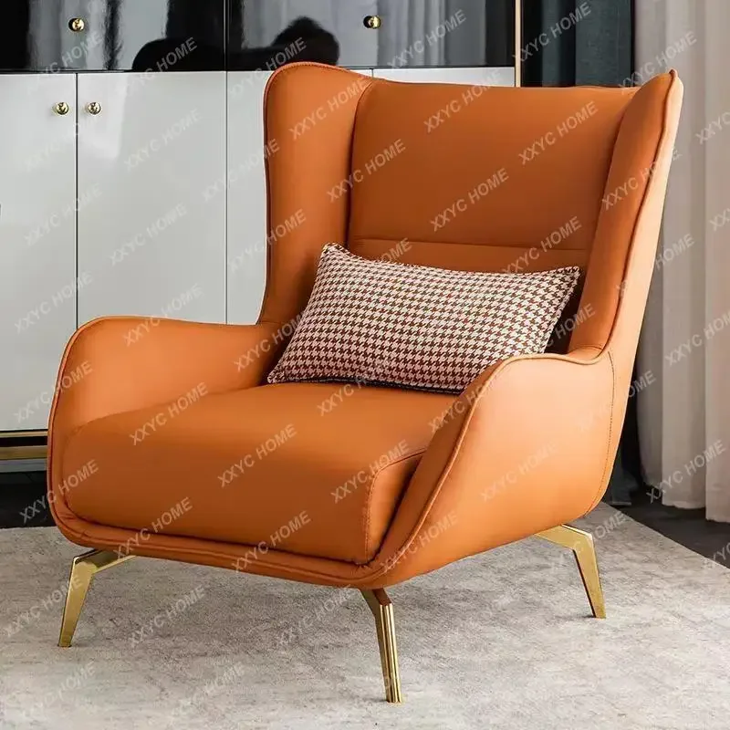 

Design Nordic Living Room Chairs Armchair Mobile Comfy Luxury Living Room Chairs Modern Leather Chaises De House Furniture