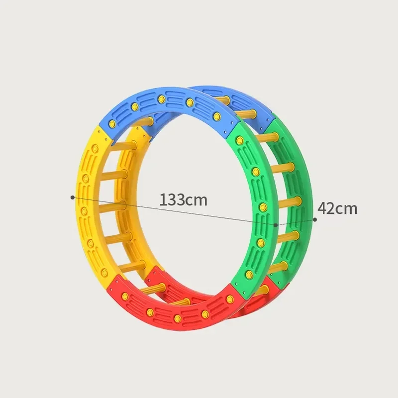 Quarter Circle Balance Board for Kids Indoor Climbing Toy Sensory Integration Training Equipment Kindergarten Self Balancing