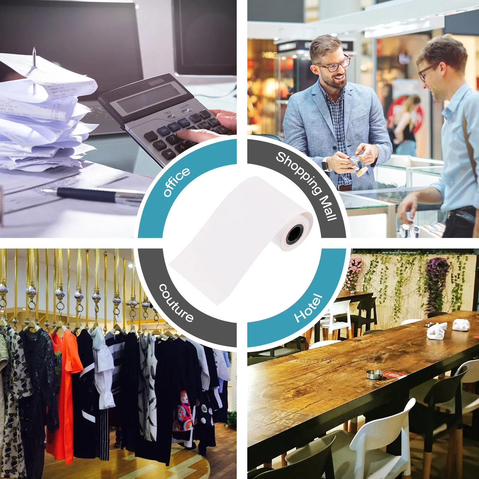 

10pcs Thermal Paper Rolls 80Mm Premium White For Pos Printer View Tester Cash Register Printing Smooth Durable Use