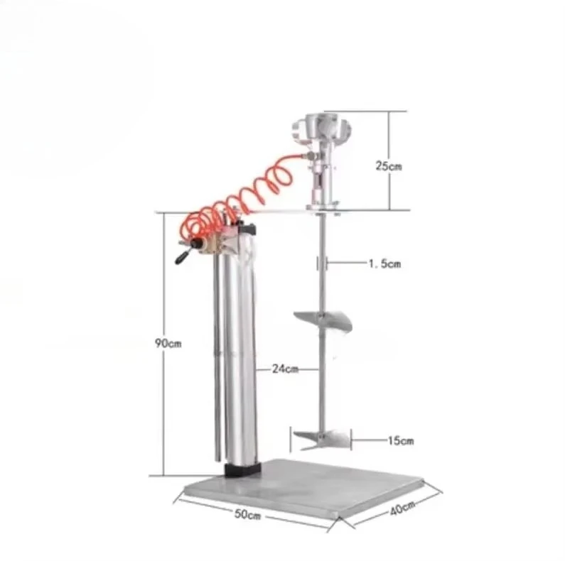 

Automatic Lift Agitator 5 Gallon Explosion-proof Pneumatic Mixer Paint Stirrer Machine 20 Liter Capacity Industrial Agitator