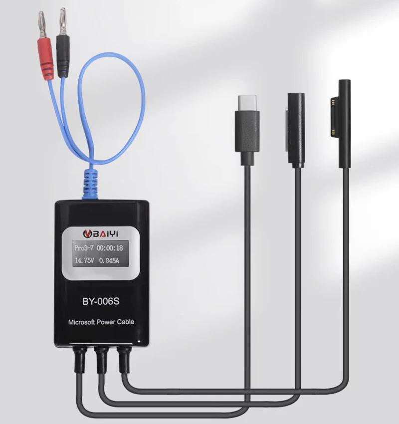 BY-006S Led Laptop Tablet Detect Test Boot Cable For Mic rosoft Surface Motherboard Power Opening Repair Checking Test Tool