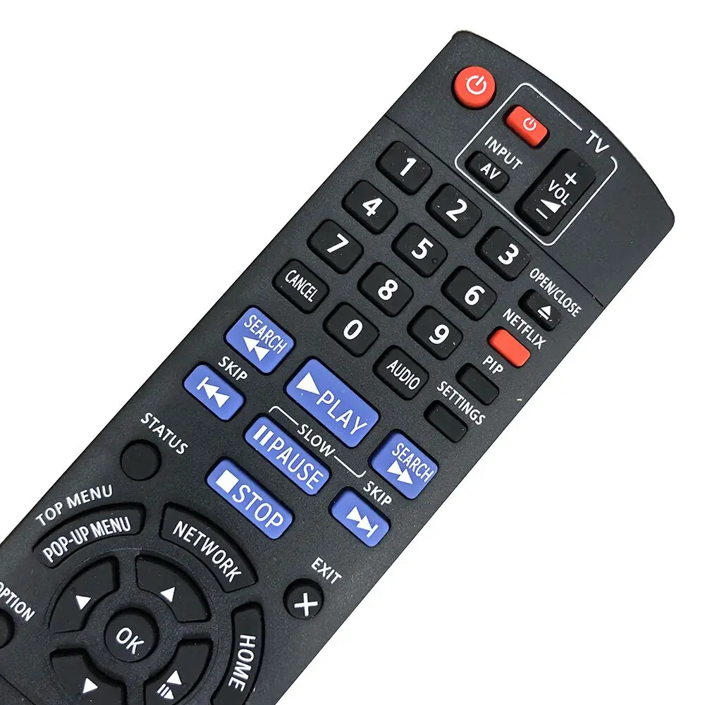 L68ANew Replacement Remote Control N2QAYB000734 for Panasonic Blu-Ray DISC Player DMP-BD75 DMP-BD77 DMP-BD87 DMP-BD755