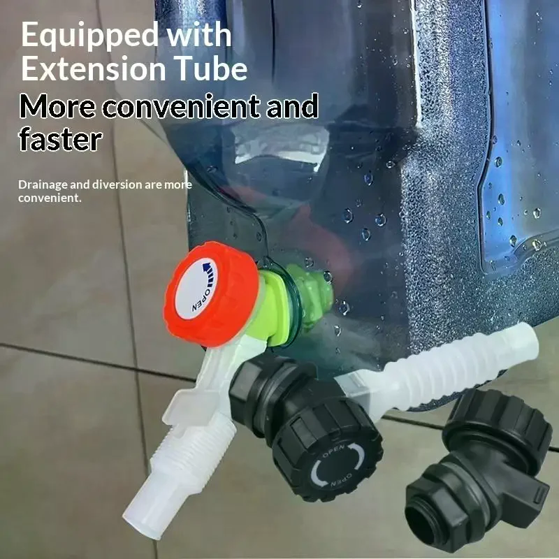 1Pcs Portable Faucet Replacement Camping Water Jug Tap For Water Tank Bucket Outdoor Water Faucet With Extension Tube