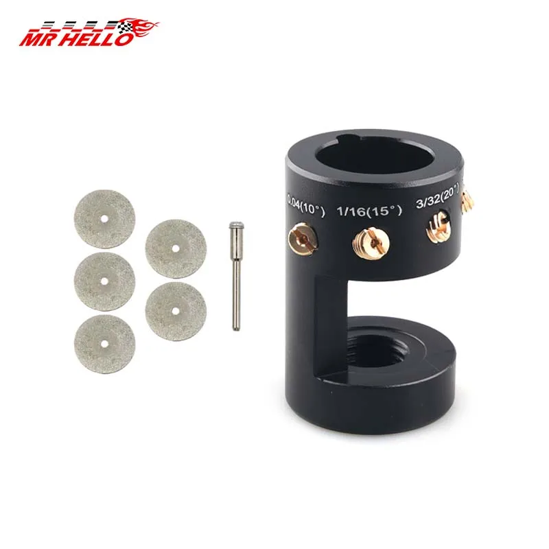 

Tungsten Electrode Grinder TIG Welding Tools Multi-angle And Offset Horizontal Holes With Cutoff Slots, Electrode Grinding Tools