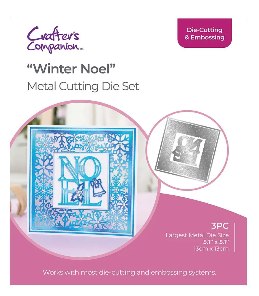 Metal Cutting Dies winter noel background die set For DIY Scrapbook Cutting Die Paper Cards Embossed Die Cut