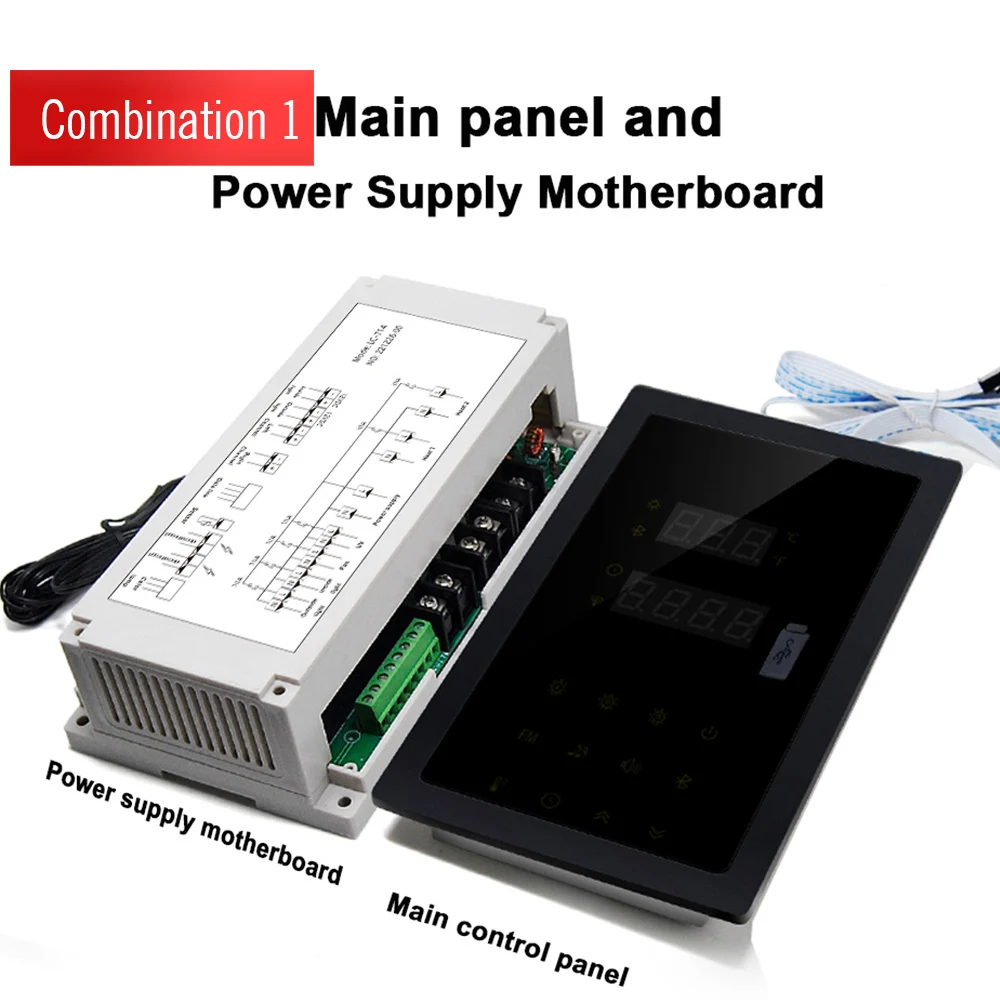 SDITER WIFI 380V 9KW Elektrische Kachel Bedieningspaneel voor Sauna Onderdelen Multifunctionele Temperatuur Licht Fan Muziek Massager Schakelaar