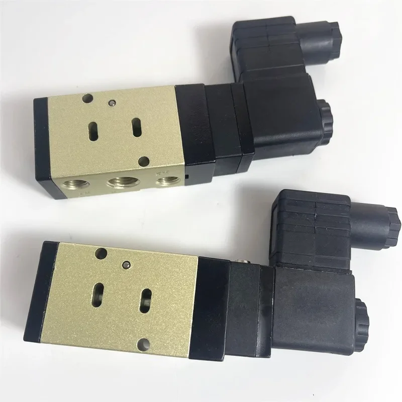 Elettrovalvola Wuxi Hengli solenoid valve 4V210-8F two-position four-way reversing valve plate type Pneumatica — dettaglio 4