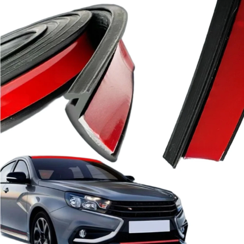 1.5M Car Front Windshield Rubber Seal Strip Windshield Weather Stripping Molding Trim H-shaped Window Edges Sealant Protector