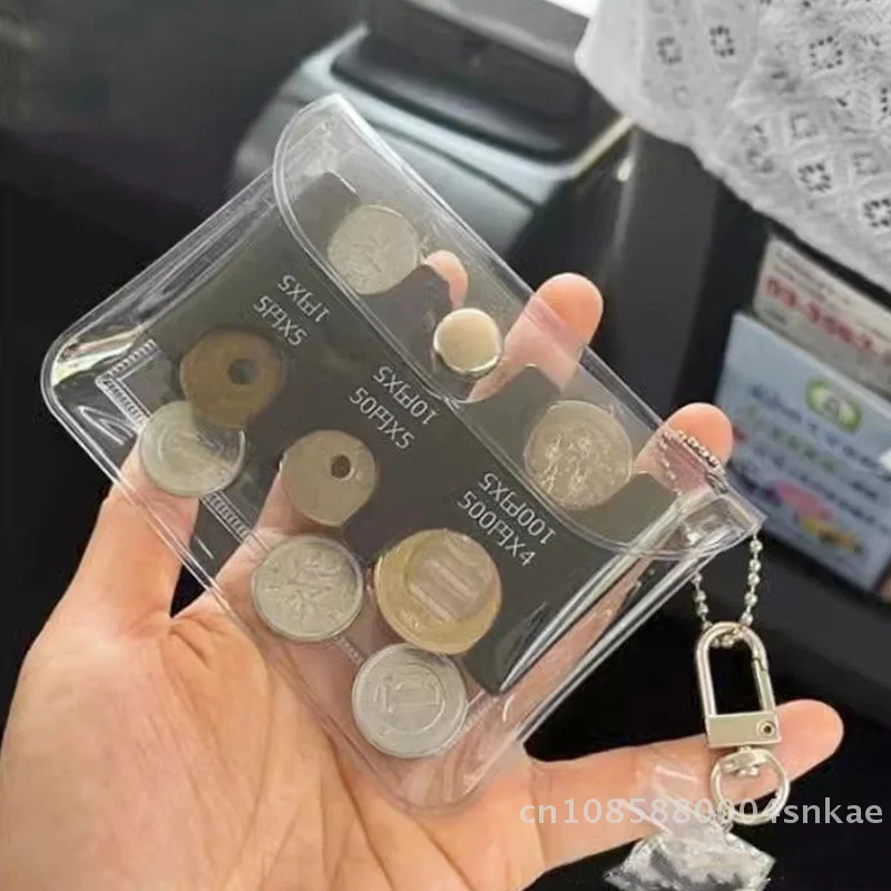 Japanese Style Yen Coin Holder, Travel Pocket Coin Organizer Wallet for Vending Machine Perfect for Japan Trip