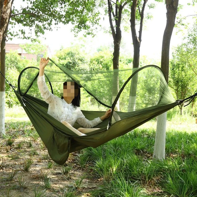 Travel tents with hammocks, multifunctional tents under the canopy, and easy-to-set floating hammocks to prevent mosquitoes