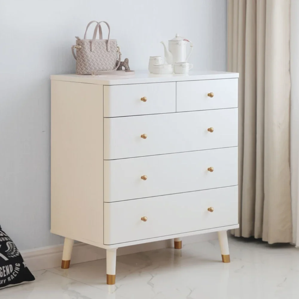 

Solid Wood Minimalist White Modern Light Luxury Ins3 Bucket