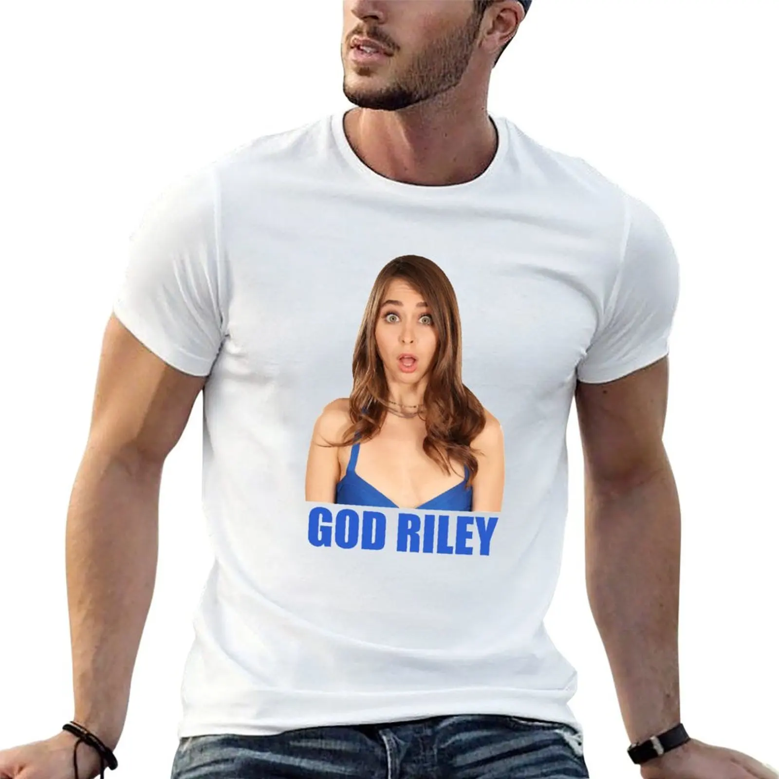 The God Riley T-Shirt Casual Loose Fit Summer Tee Shirt