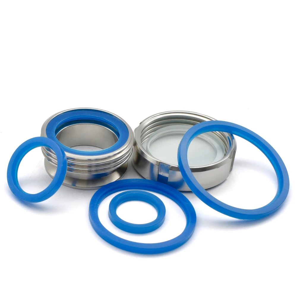 Sanitary Grade SMS Union Thread Blue Silicone Gasket Ring Washer 19/25/32/38/51/63/76/89/102mm